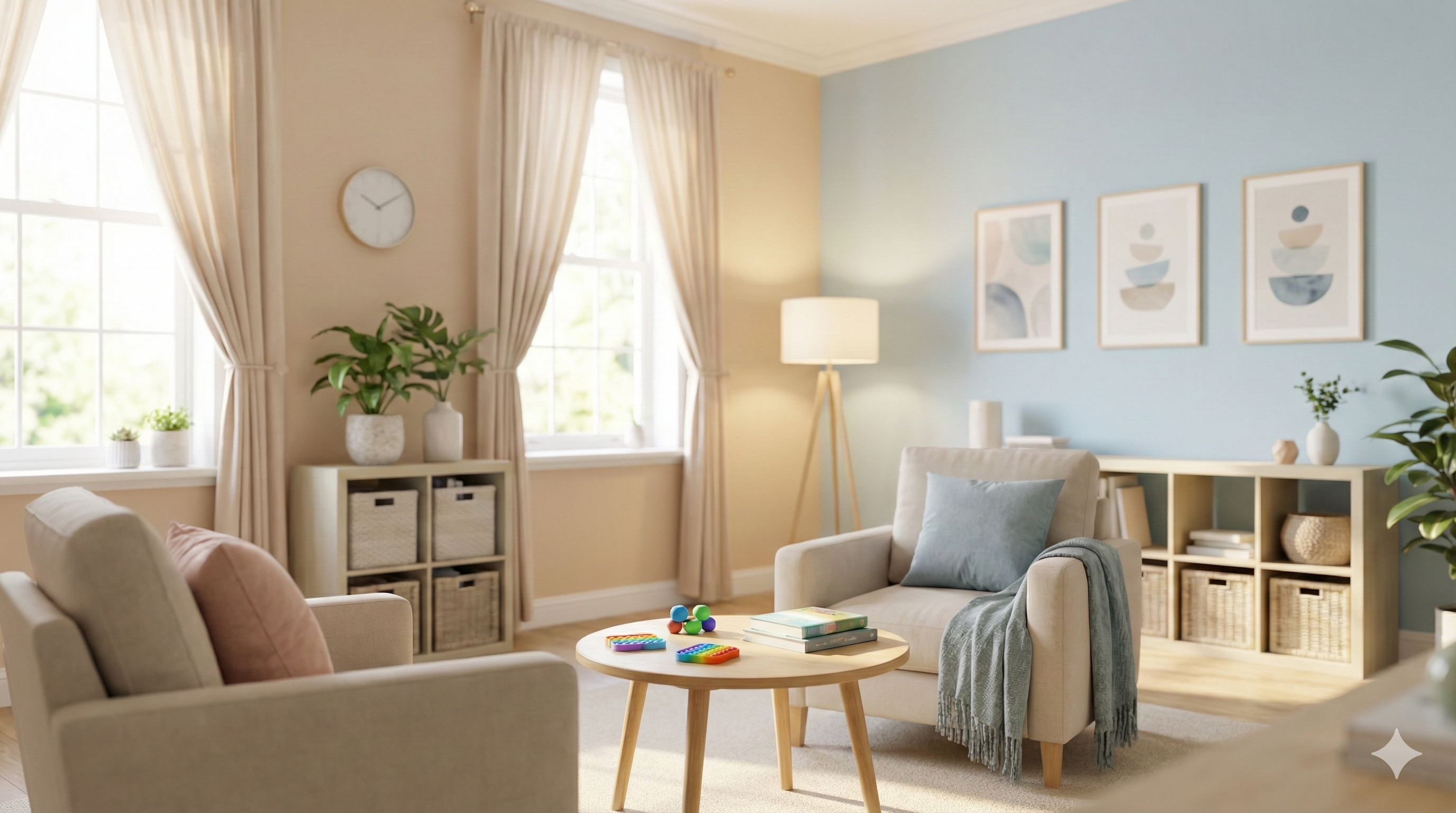 따뜻한 상담 공간